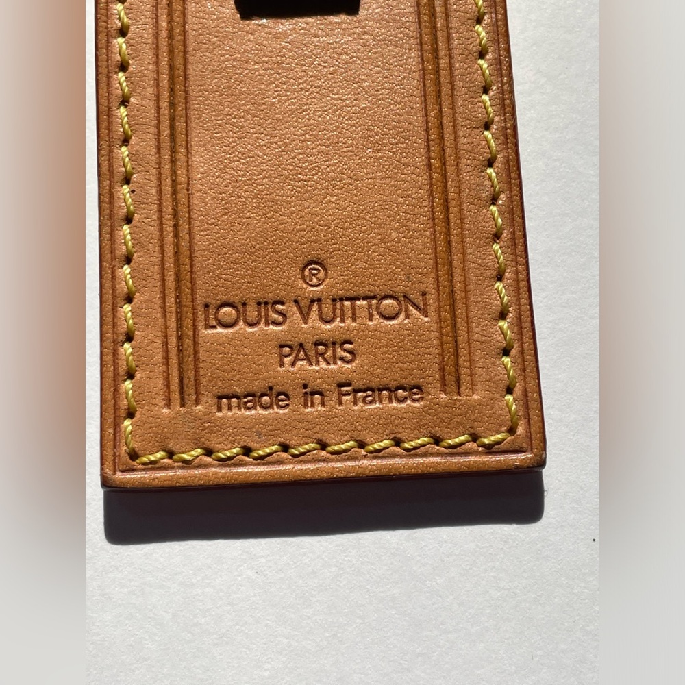 Authentic Louis Vuitton 3 Piece Luggage Tag Set - Picture 10 of 16